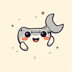Kawaii Wrench Tattoo