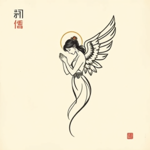 Korean Angel Tattoo