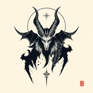 Korean Baphomet Tattoo