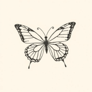 Korean Butterfly Tattoo