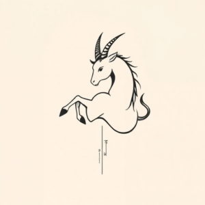 Korean Capricorn Tattoo