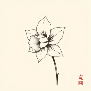 Korean Daffodil Tattoo