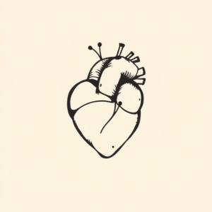 Korean Heart Tattoo