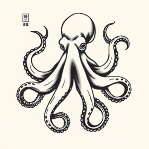 Korean Octopus Tattoo