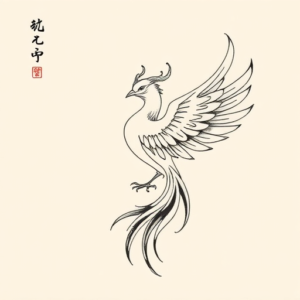 Korean Phoenix Tattoo