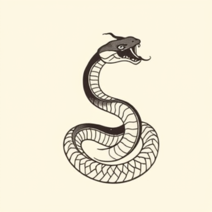 Korean Snake Tattoo
