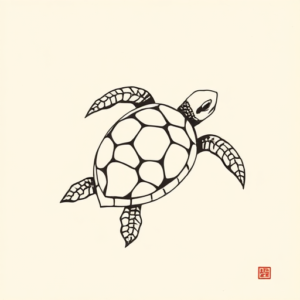 Korean Turtle Tattoo