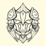 Linework Armor Tattoo