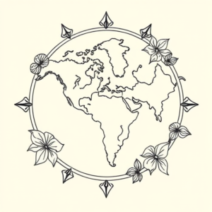 Linework Atlas Tattoo