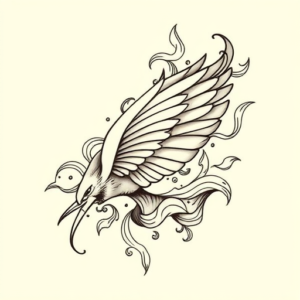 Linework Card Tattoo