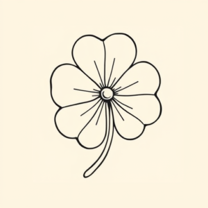 Linework Clover Tattoo