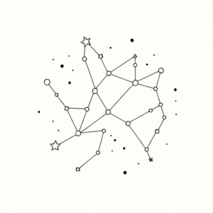Linework Constellation Tattoo