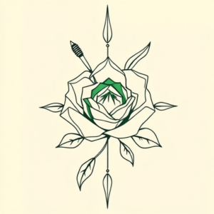 Linework Emerald Tattoo