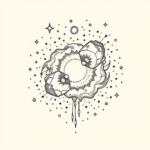 Linework Galaxy Tattoo