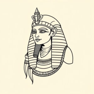 Linework Horus Tattoo