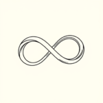 Linework Infinity Tattoo