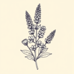 Linework Lavender Tattoo