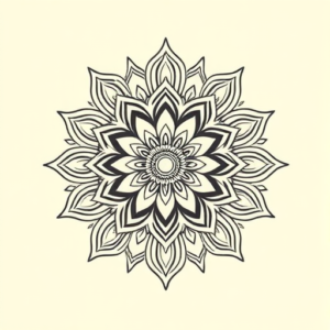 Linework Mandala Tattoo