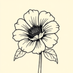 Linework Marigold Tattoo