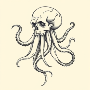 Linework Medusa Tattoo