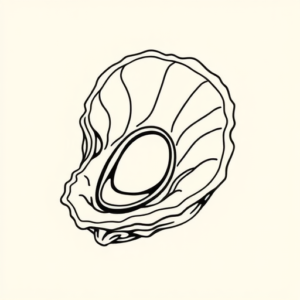 Linework Oyster Tattoo
