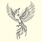 Linework Phoenix Tattoo
