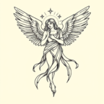 Linework Seraphim Tattoo