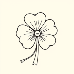 Linework Shamrock Tattoo