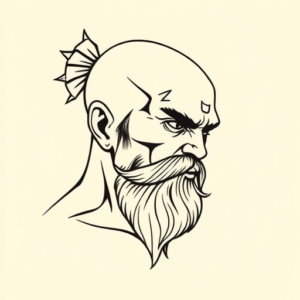 Linework Stoic Tattoo