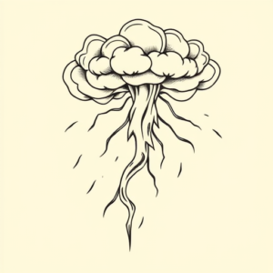 Linework Storm Tattoo