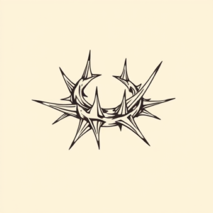 Linework Thorn Tattoo