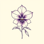 Linework Violet Tattoo