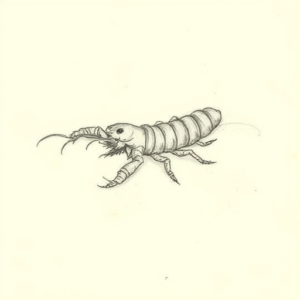 Loose Pencil Sketch Centipede Tattoo