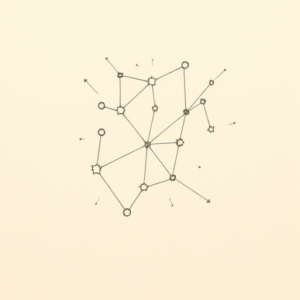 Loose Pencil Sketch Constellation Tattoo