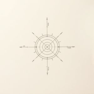 Loose Pencil Sketch Coordinates Tattoo