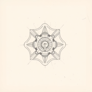 Loose Pencil Sketch Firefighter Tattoo