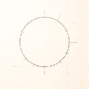 Loose Pencil Sketch Halo Tattoo