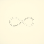 Loose Pencil Sketch Infinity Tattoo