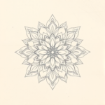 Loose Pencil Sketch Mandala Tattoo