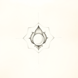 Loose Pencil Sketch Pearl Tattoo