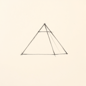 Loose Pencil Sketch Pyramid Tattoo