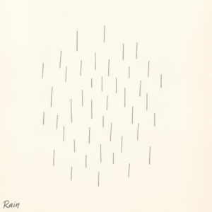 Loose Pencil Sketch Rain Tattoo