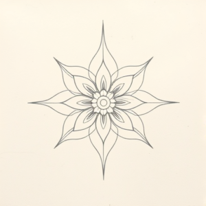 Loose Pencil Sketch Sampaguita Tattoo