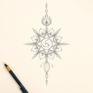 Loose Pencil Sketch Shiva Tattoo