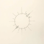 Loose Pencil Sketch Space Tattoo