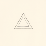 Loose Pencil Sketch Triangle Tattoo