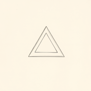 Loose Pencil Sketch Triangle Tattoo