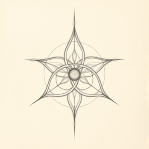 Loose Pencil Sketch Trinity Tattoo