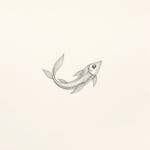 Loose Pencil Sketch Water Tattoo