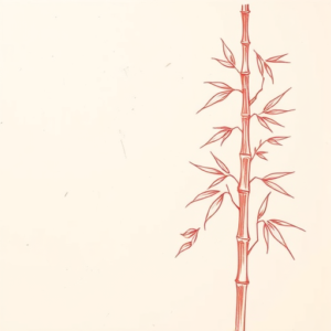 Loose Red Pencil Bamboo Tattoo